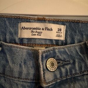 Abercrombie & Fitch Curve Love The Baggy Low Rise Jean
